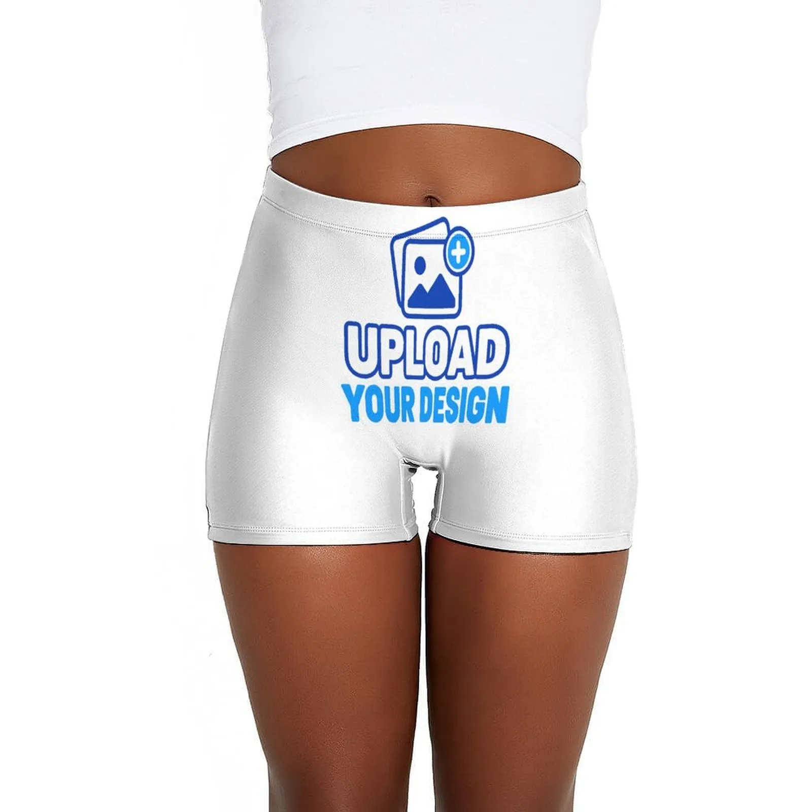 High-Waist Performance Shorts custom print product image 8