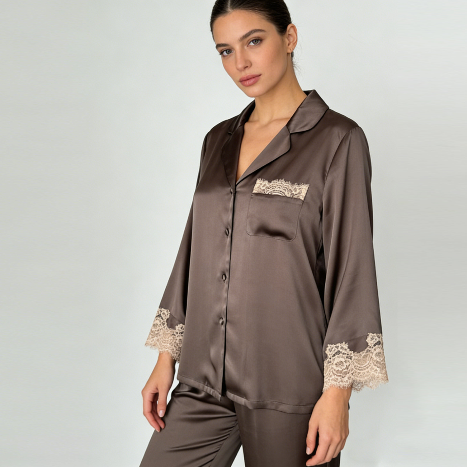 Elegant Women's Silk Pajama Set REAL SILK LIFE