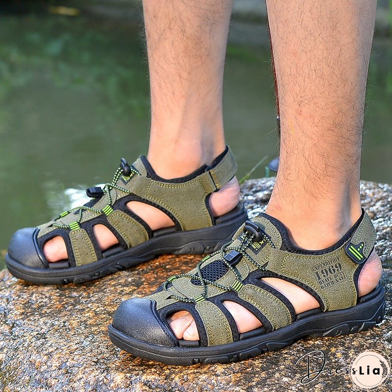 Beautiful Men's Outdoor Sports Closed Sandals