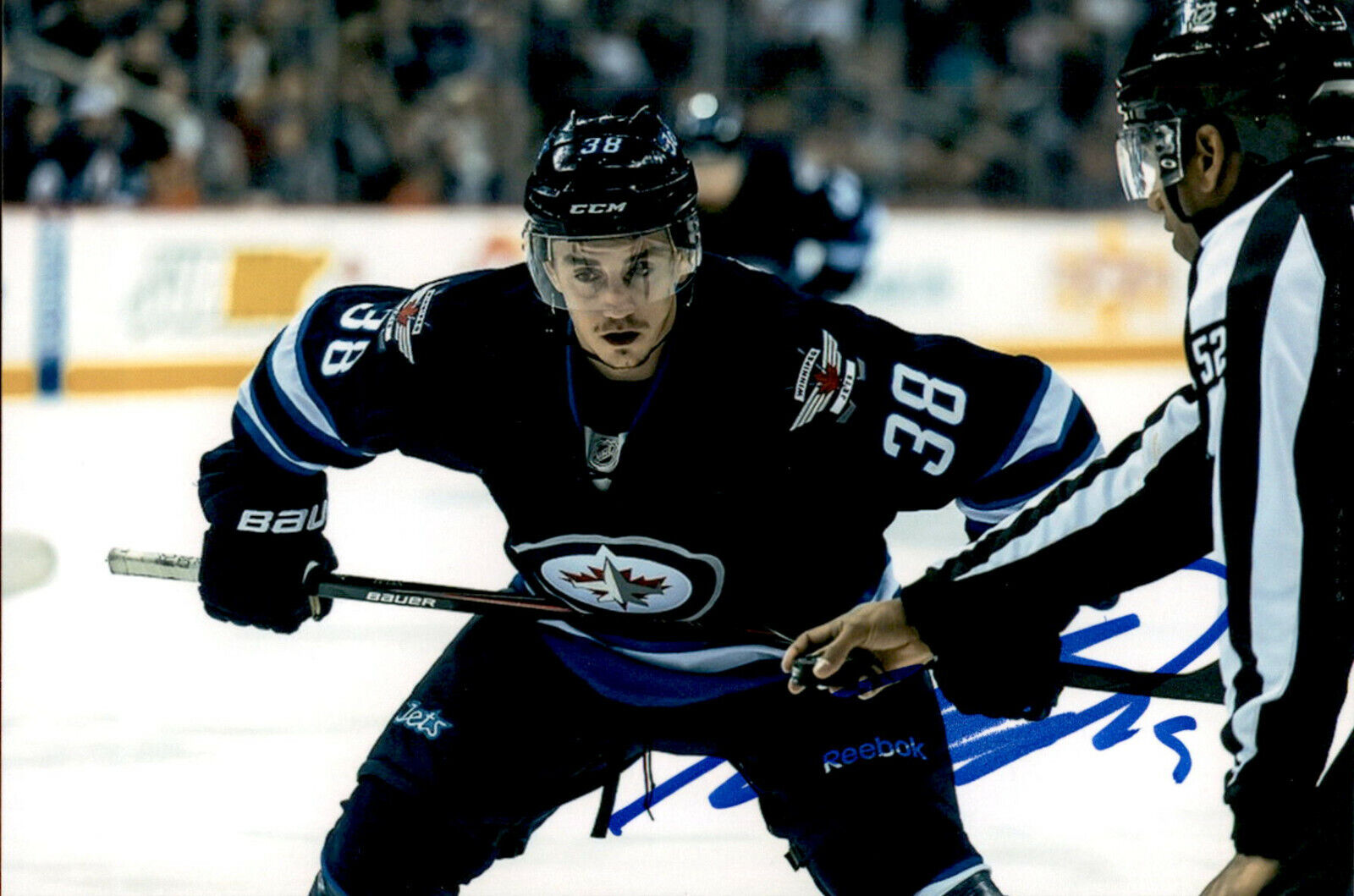 Nic Nicolas Petan SIGNED 4x6 Photo Poster painting WINNIPEG JETS #7