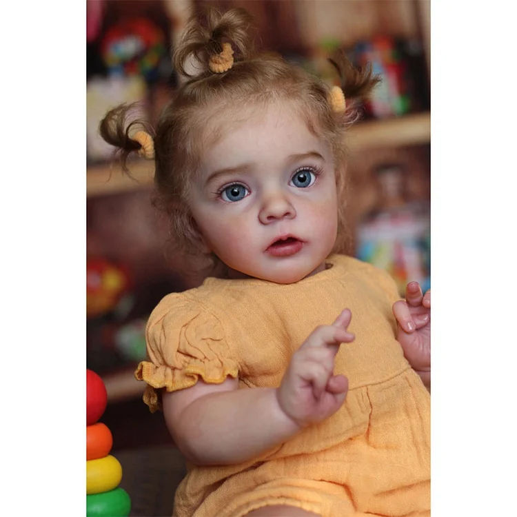 20" Super Lovely Real Life Handmade Cloth Body Reborn Baby Girl Doll Named Aurfan - Reborndollsshop®-Reborndollsshop®