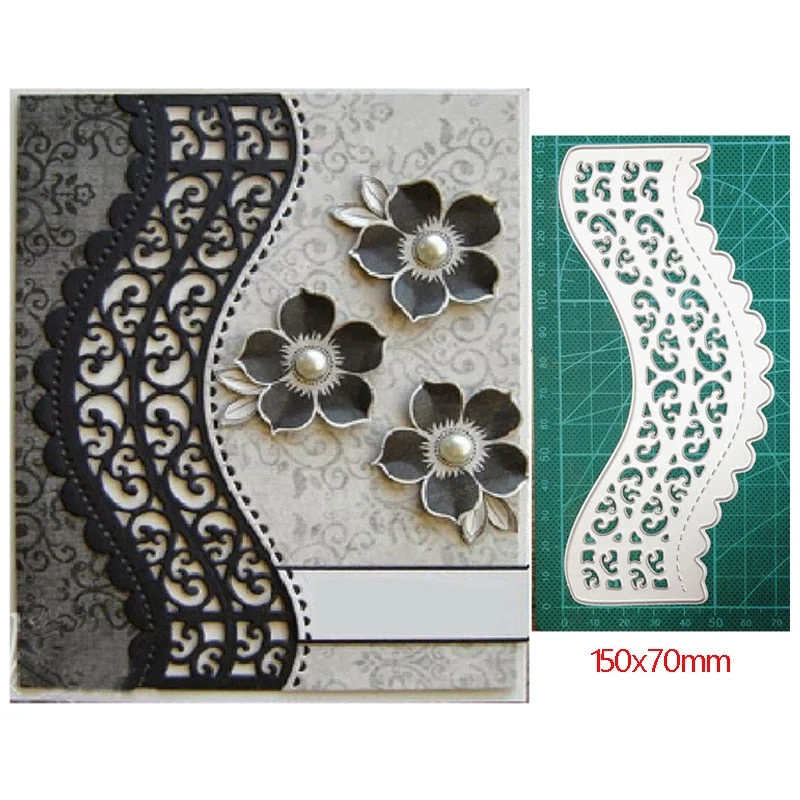 2021 New Dies Metal Cutting Dies Cut Die Mold Heart Stars Border Decoration Scrapbook Dies Knife Mould Blade Punch Stencils Dies