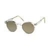 Round Flat Lens Sunglasses