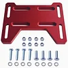 AKSGKGQ Adjustable Motor Mount Plate Aluminum for Mini Bike,Go Kart,Coleman 100, Doodlebug DB30 for Small 4 Stroke Engines Predator 212, Tecumseh, Honda, Tilloson 212 Red