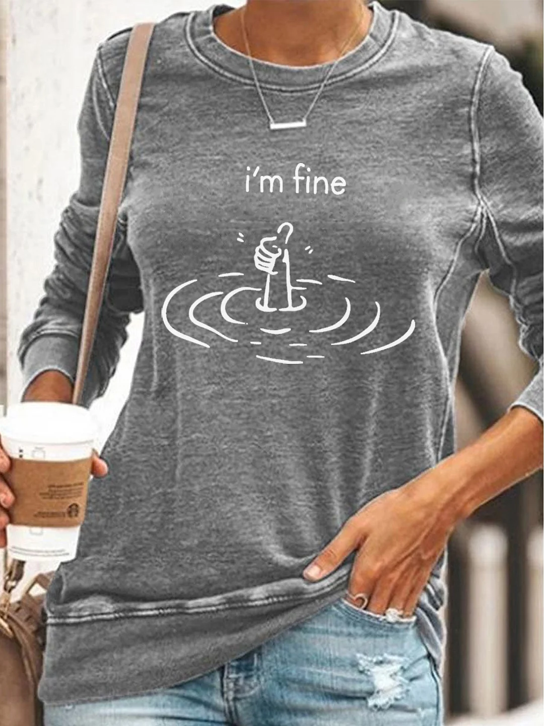 I'm Fine Sweatshirt
