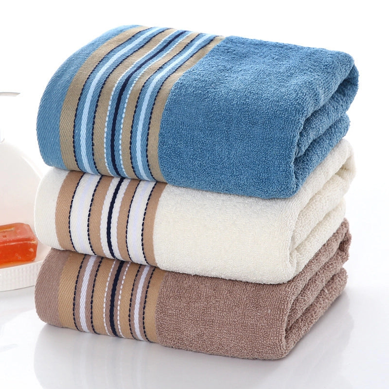 Cotton Bath Towel Household Soft Thickened Cotton Towel Quilt 70*140 Gift Gift Box Export Factory