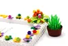 Potted Plants DIY Building Block Photo Frame Kit,Creative Handmade Assembled Photo Frame Handmade Craft Gift Home Tabletop Display Decor