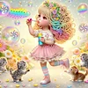 Rainbow Girl - Crystal Rhinestone Diamond Painting