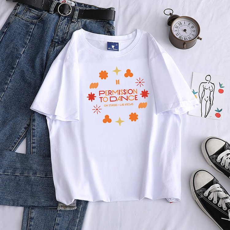 Permission To Dance Las Vegas Candy Color T-shirt