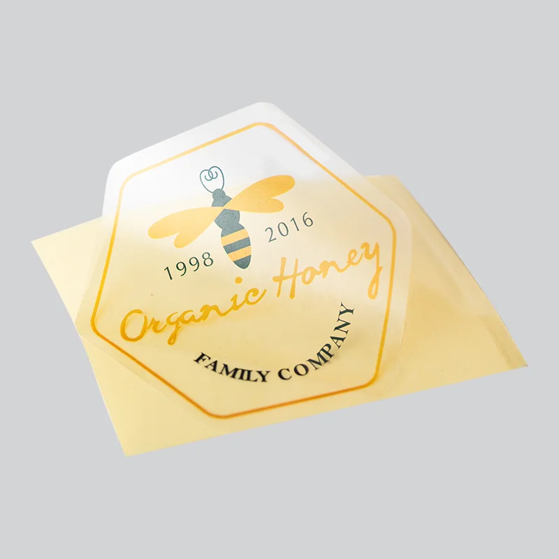 Rounded Square Transparent Stickers