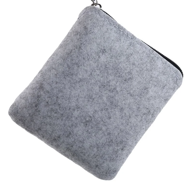 Felt Coin Purse Wallet Women Men Change Bag Credit Card ID Holder Coin Purses Wallets Womens Mens High Quality