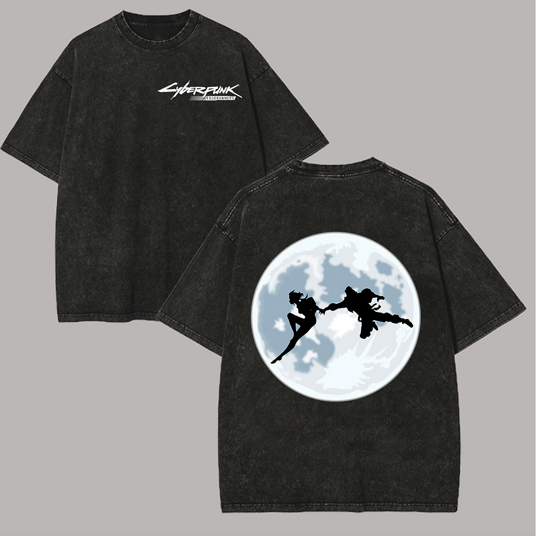 Cyberpunk: Edgerunners Printed Unisex Washed T-Shirt