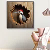 Diamond Painting-DIY Full Round Drill Woodpecker Baby(35x35cm)