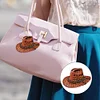 6pcs Cowboy Hat Double Sided Special Shape Diamond Painting Keychains