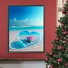 Diamond Painting-DIY Full Round Drill Love Beach