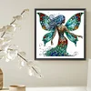 >SALE<5D DIY Partial Special Shaped Drill Diamond Painting Kit Fairy Decoration30x30cm