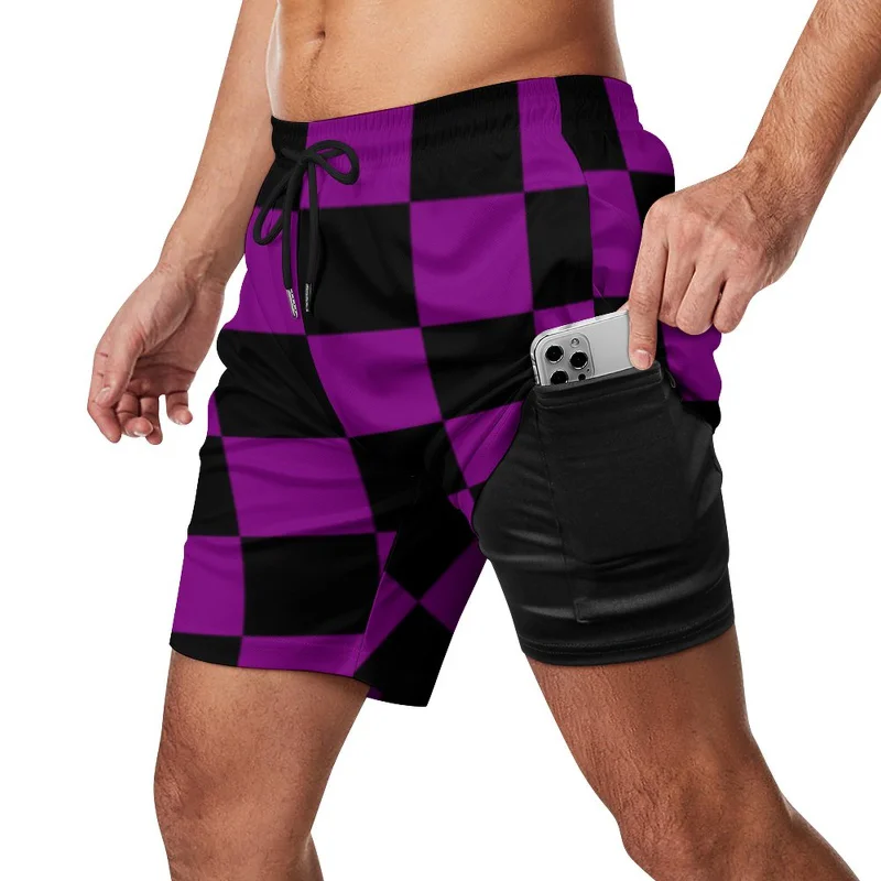 PURPLE ZEBRA Performance Shorts