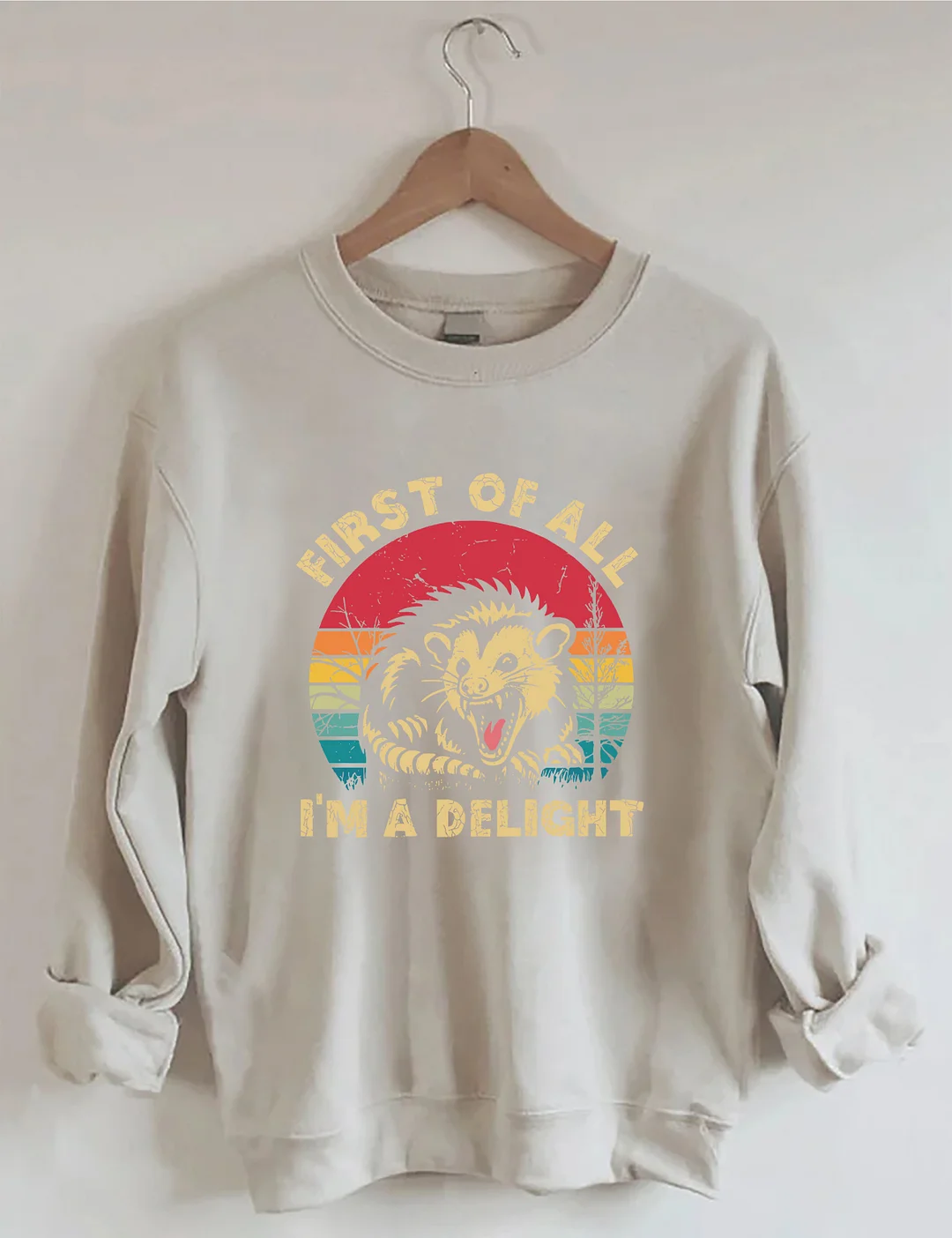 First Of All I'm A Delight Sweatshirt