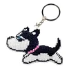 Husky DIY Beads Needlework Keychain Craft Mosaic Beads Embroidery Keyrings Art