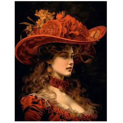 Diamond Painting - Full Round/Square Drill - Lady(30*40 - 50*60cm)