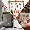 10PCS DIY Pearl Diamond Painting Christmas Fridge Magnets, Sparkling Rhinestone Refrigerator Magnet Craft Kit for Home Decor & Gifts