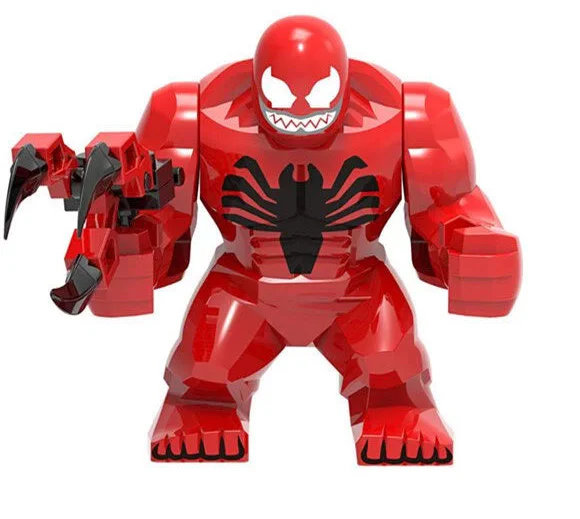Venom Carnage Custom Marvel Superhero Large Minifigure Minifigure Bricks monstertoys