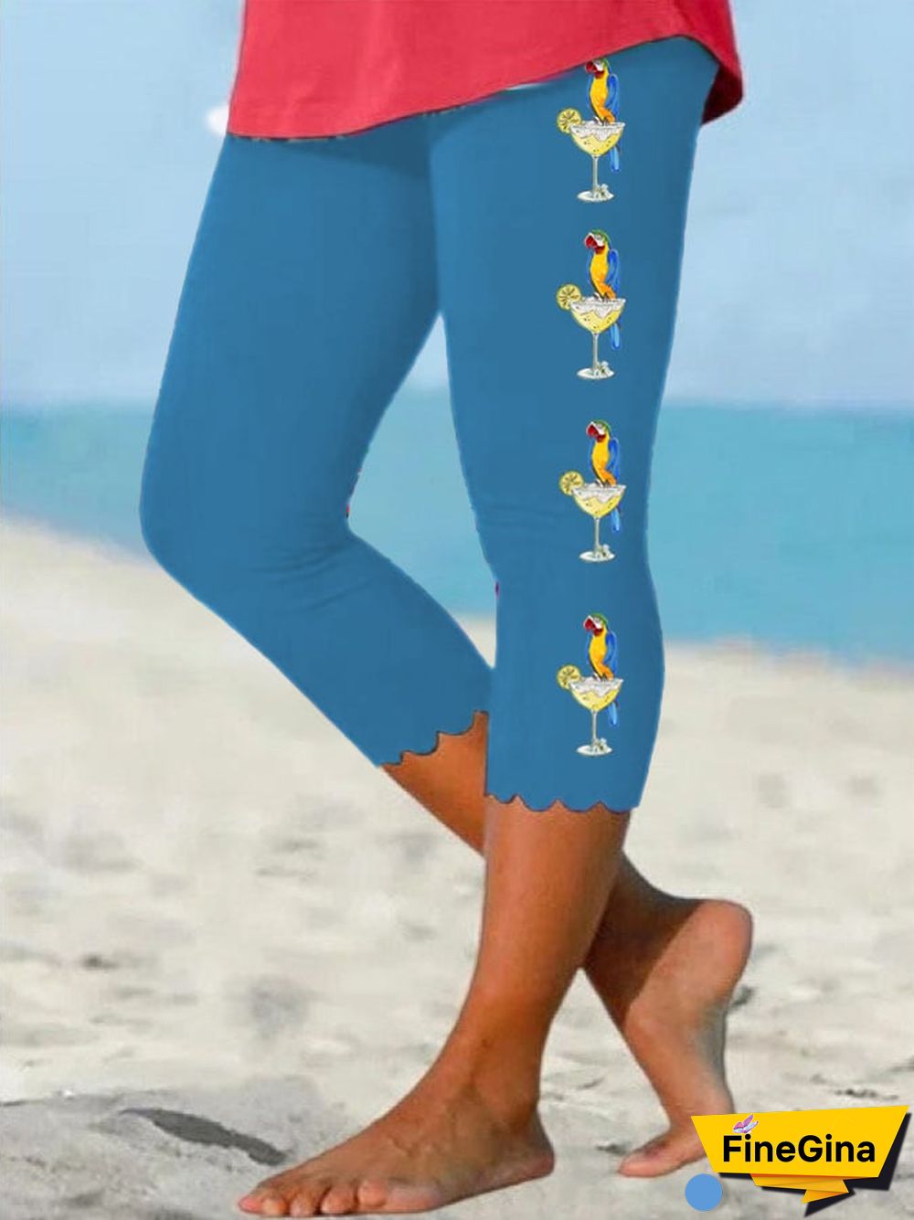 Women's Forever a Parrothead Print Leggings