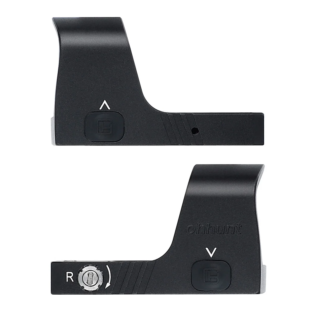 ohhunt® 1x24x20mm Red Dot Sight 3 MOA Reflex Sight Pistol Red Dot Scope with 21mm Picatinny Rail Mounts 10 Brightness Settings Shake Awake IPX67 Waterproof