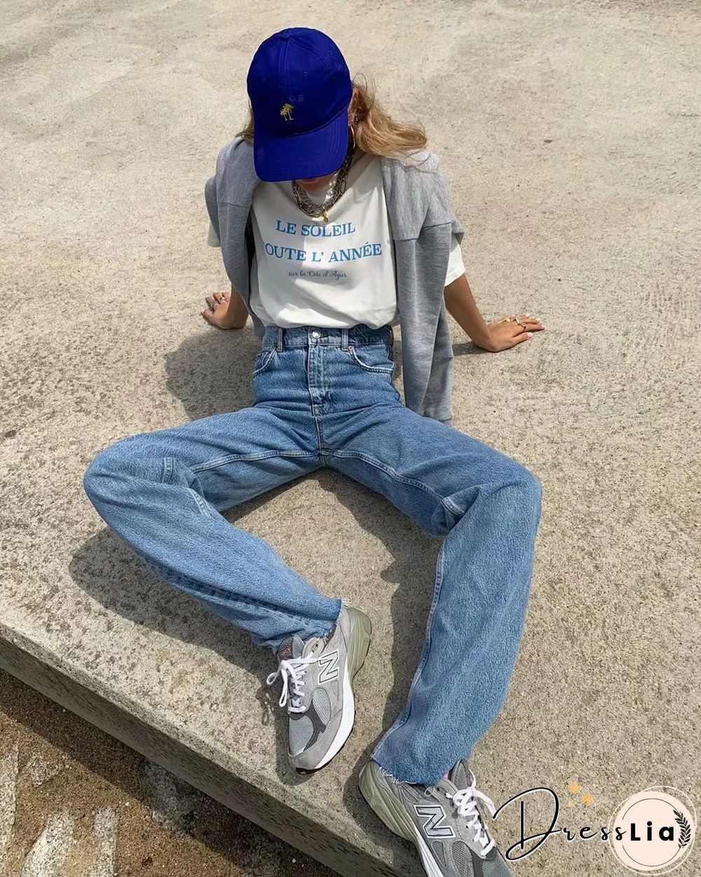 Casual Fashion Straight Leg Women's Jeans Denim Bottom Harajuku Boyfriend Long High Waist Baggy Jeans Fall Pants