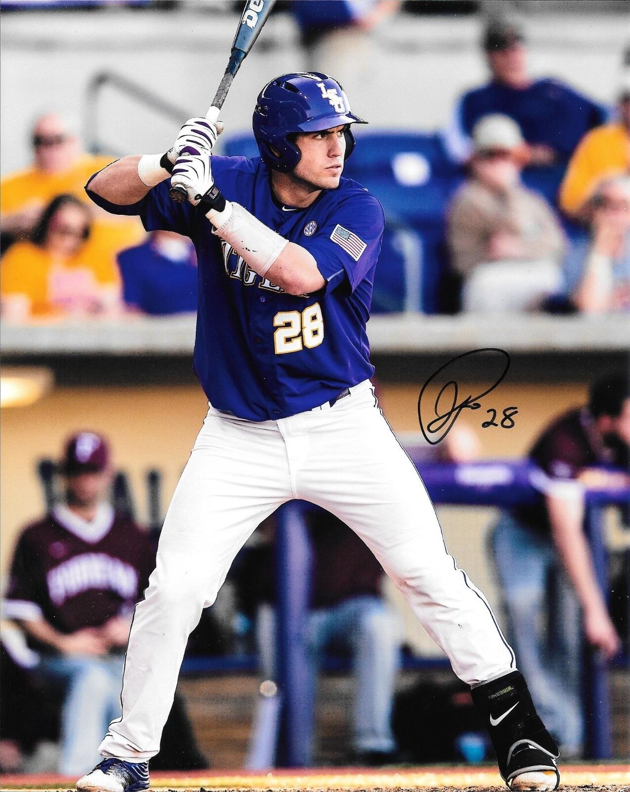 JORDAN ROMERO HAND SIGNED LSU TIGERS 8X10 Photo Poster painting W/COA