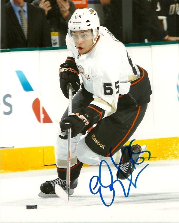 Anaheim Ducks Emerson Etem Autographed Signed 8x10 Photo Poster painting COA