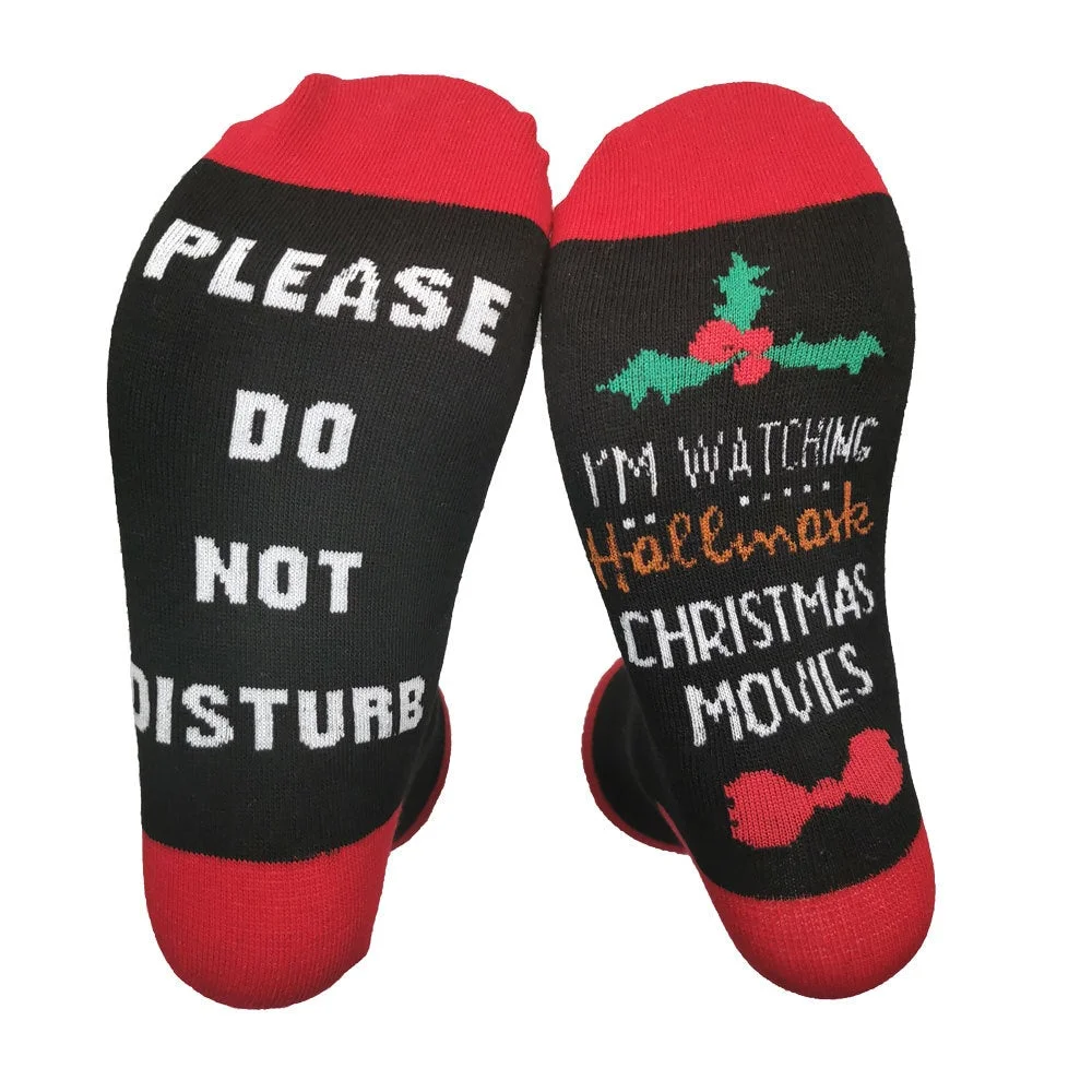 I&lsquo;M WATCHING Christmas MOVIES Christmas Socks