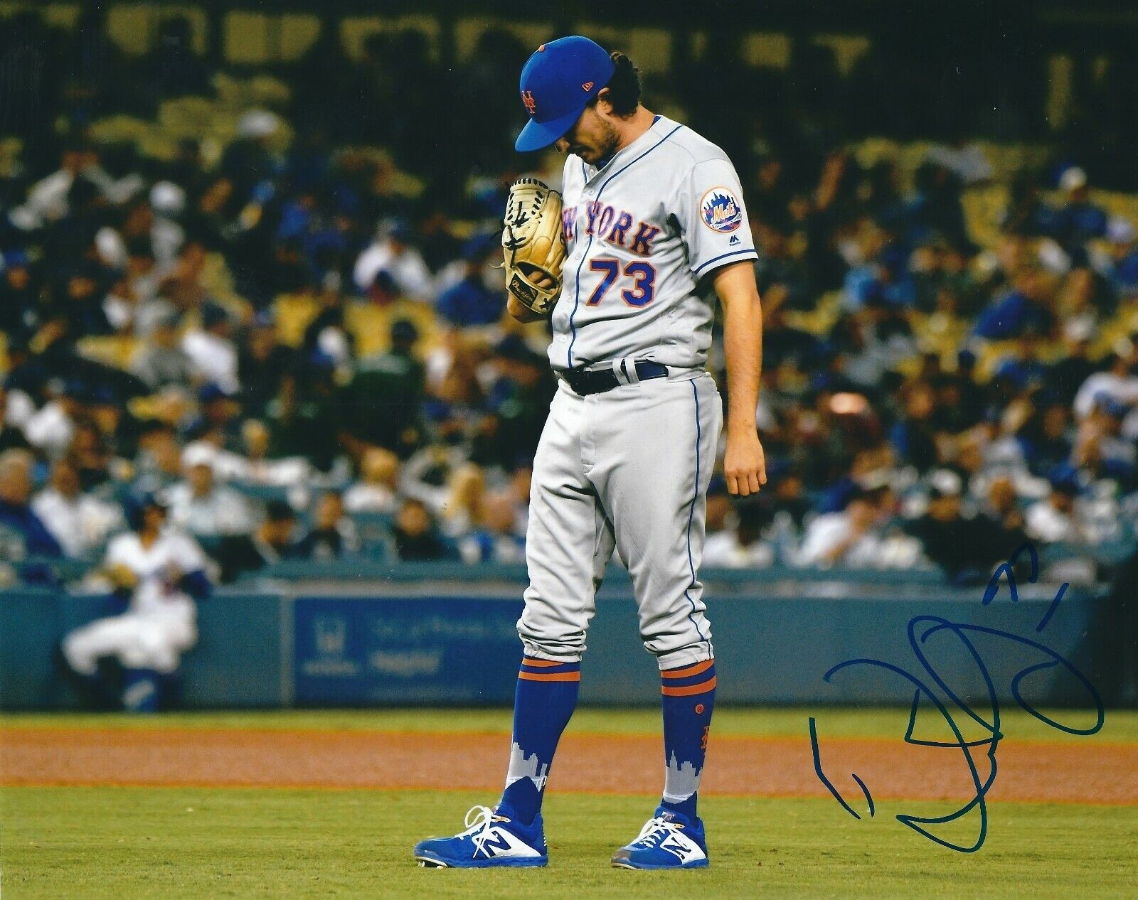 Signed 8x10 DANIEL ZAMORA New York Mets Autographed Photo Poster painting - COA