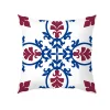 Blue Floral Plush Home Living Creative Sofa Cushion Pillow Cover