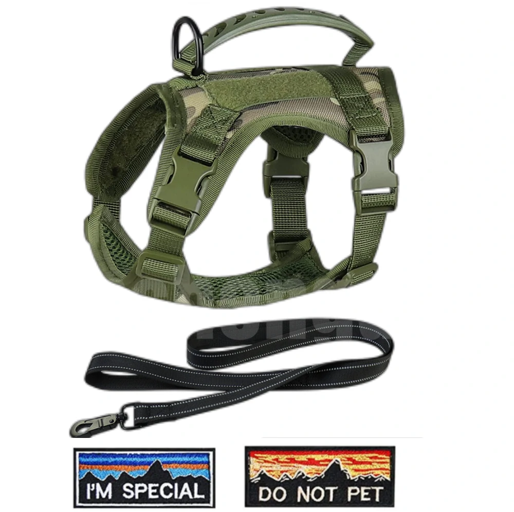 Guardian Series - Adjustable tactical training vest for small dogs