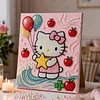 DIY Framed Pearl Painting - Handmade Self - Adhesive Pearls - Hellokitty