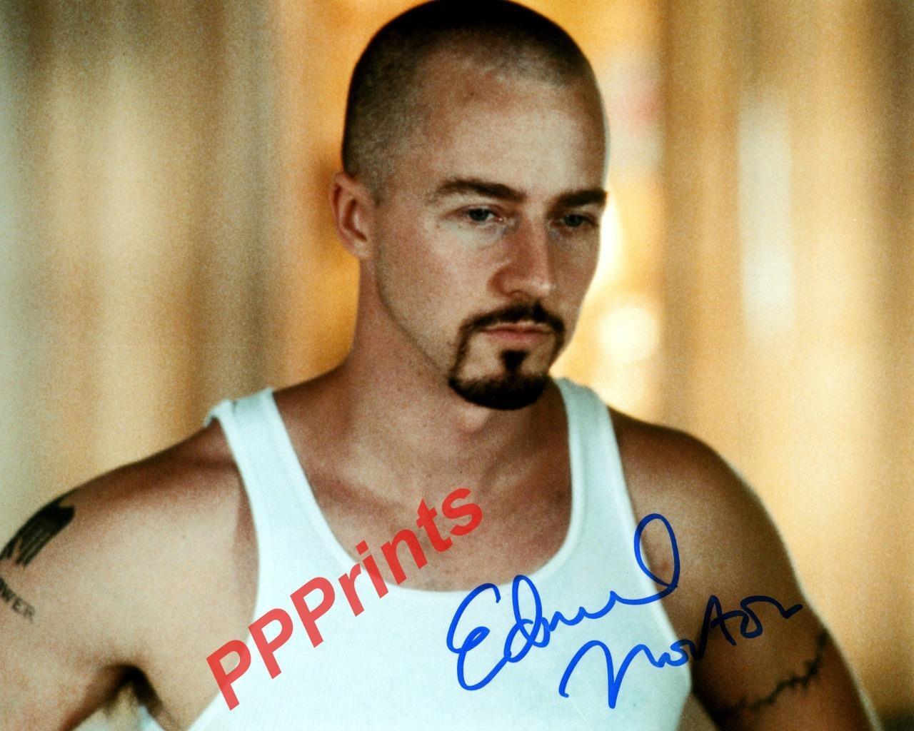 EDWARD NORTON American History X AUTOGRAPHED 10X8 SIGNED REPRO Photo Poster painting PRINT