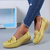 Women&lsquo;s Flat Loafer Ballet Leather Breathable Casual Shoes