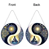 Acryl Yin Yang Diagramm der Sonne und des Mondes - 5d DIY Handwerk Anh&auml;nger