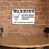 Warning Sign - Vintage Metal Signs(12*16Inch)