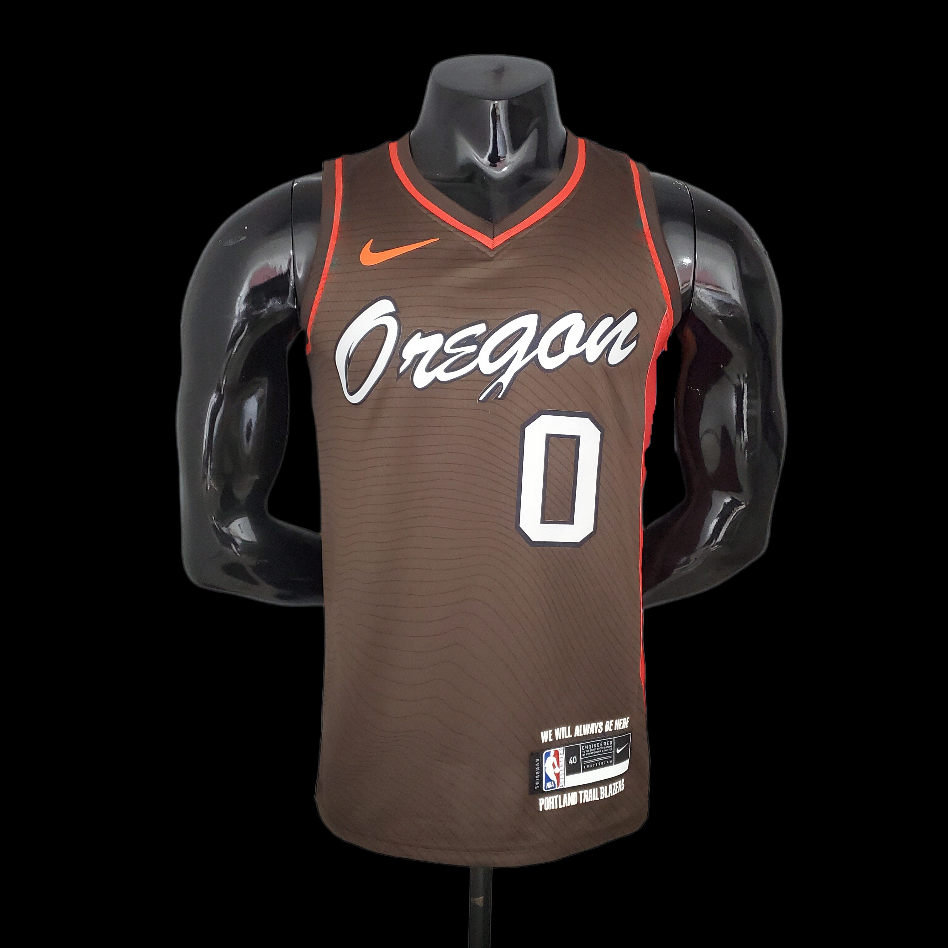 Maillot Portland Trail 0 LILLARD NBA Basket Maillot De Fou, site maillot de foot pas cher