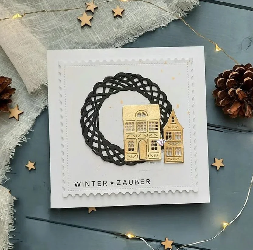 Piggy Craft metal cutting dies cut die mold House decoration Scrapbook paper craft knife mould blade punch stencils dies