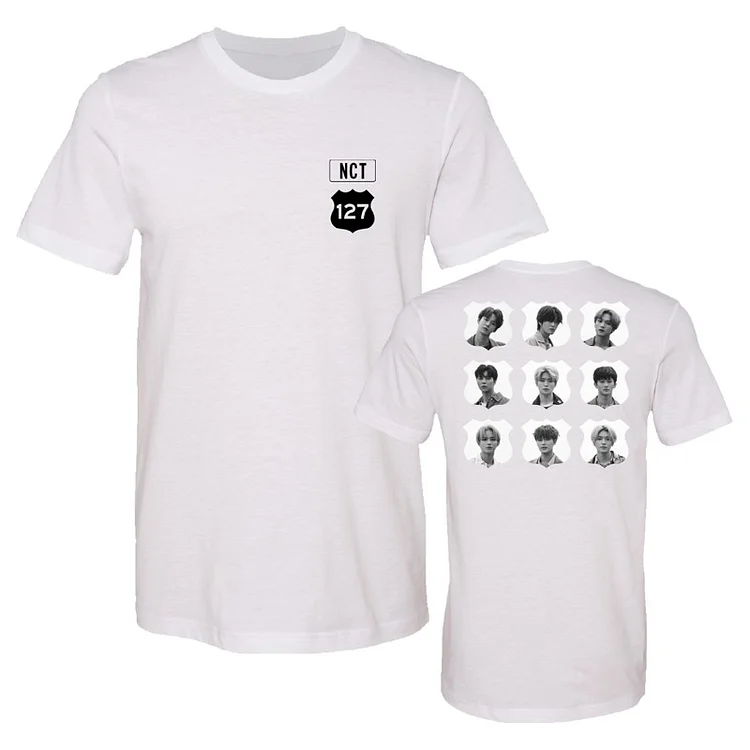 NCT 127 Member Logo Printed T-Shirt