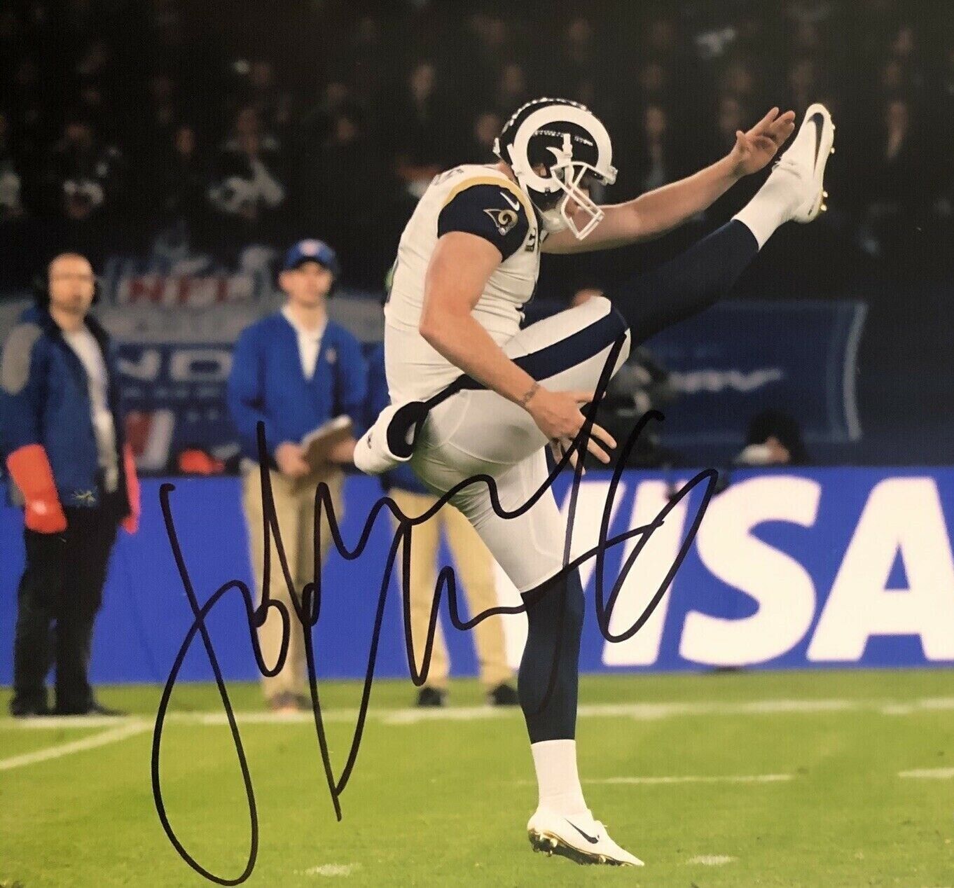 Johnny Hekker Autographed Signed 8x10 Photo Poster painting ( Rams ) REPRINT