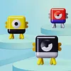 StepBot Small Infantry Robot Desktop Ornaments Pet Decompression Toy