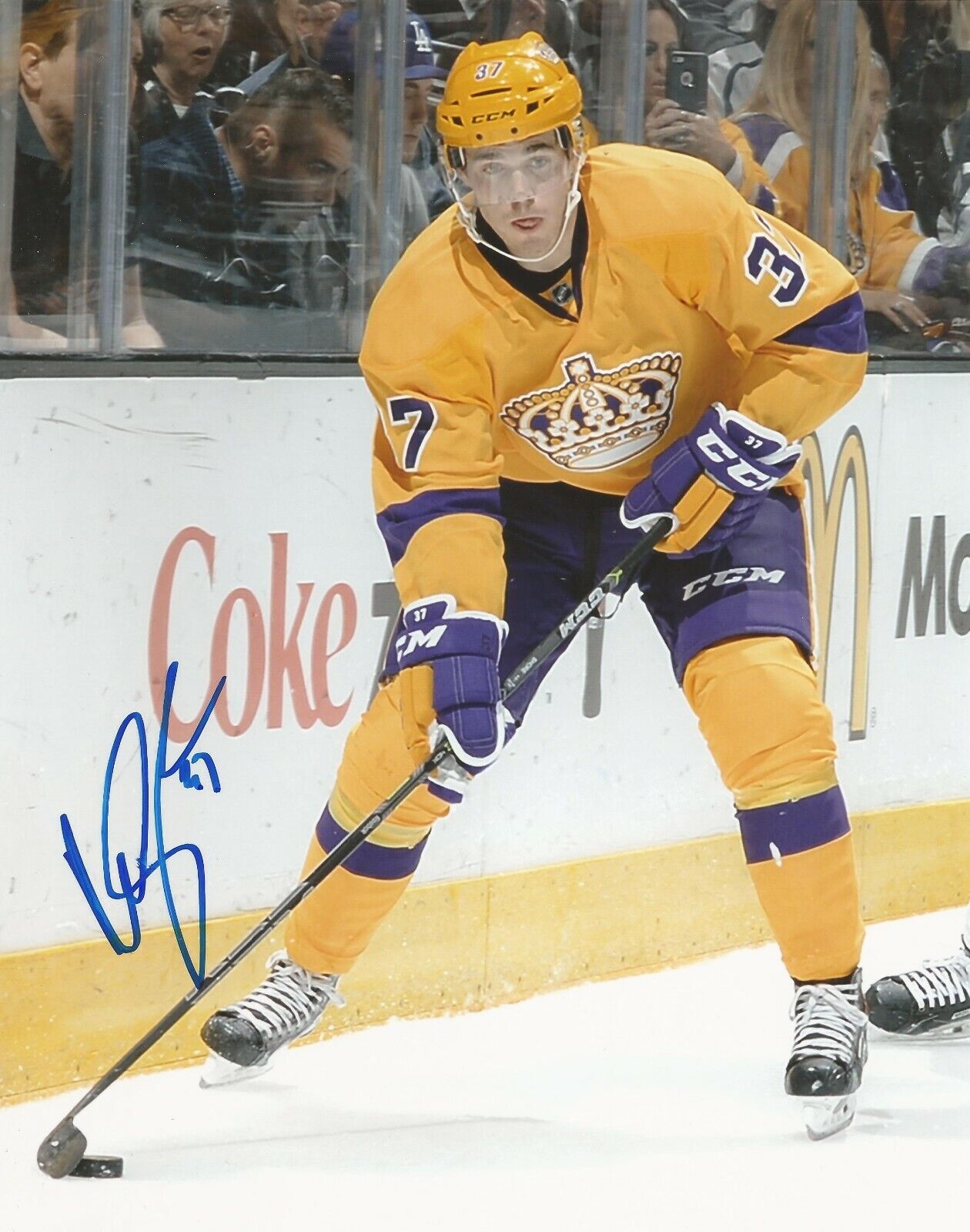 NICK SHORE SIGNED LOS ANGELES KINGS LA 8x10 Photo Poster painting with w/COA