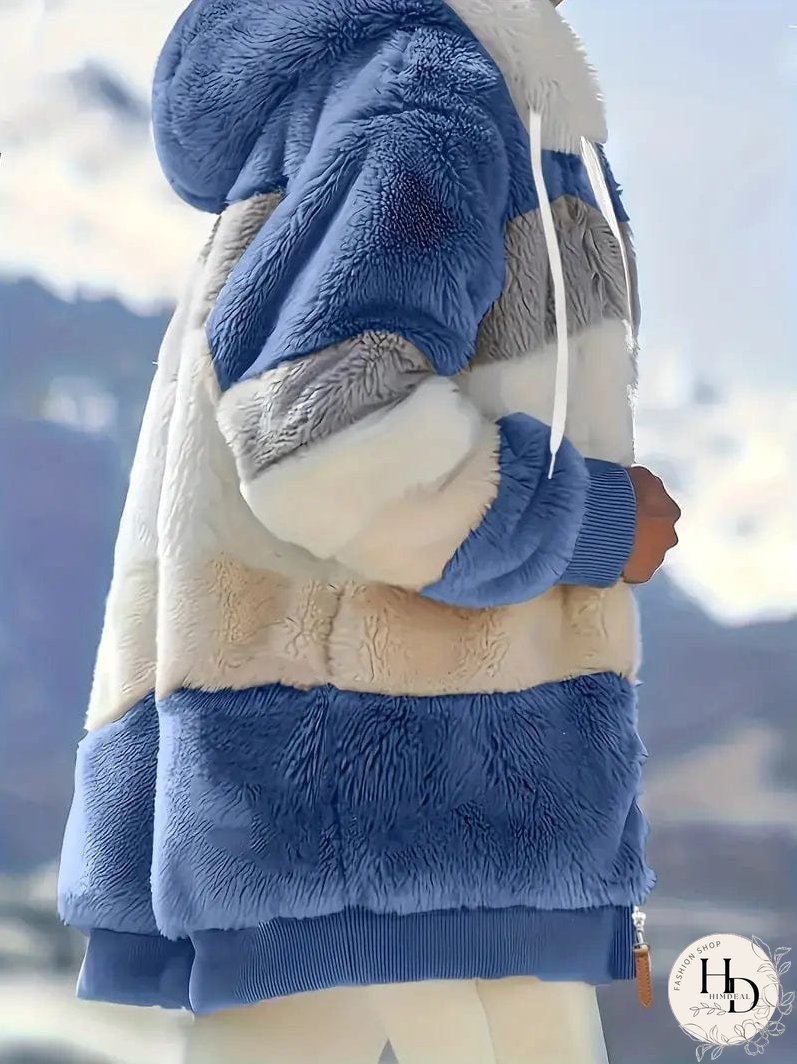 Trendy Tie-Dye Hooded Jacket