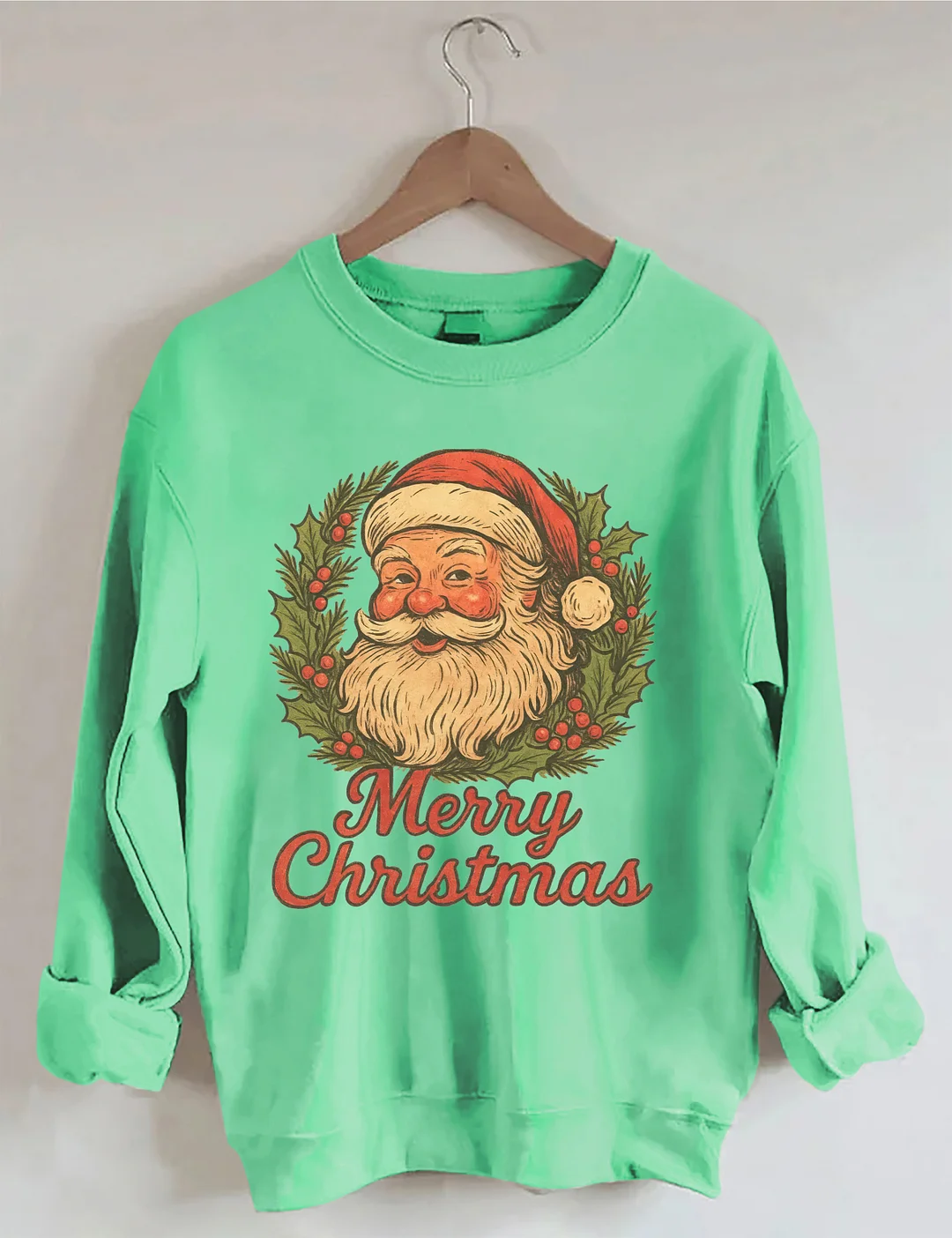 Retro Santa Christmas Sweatshirt