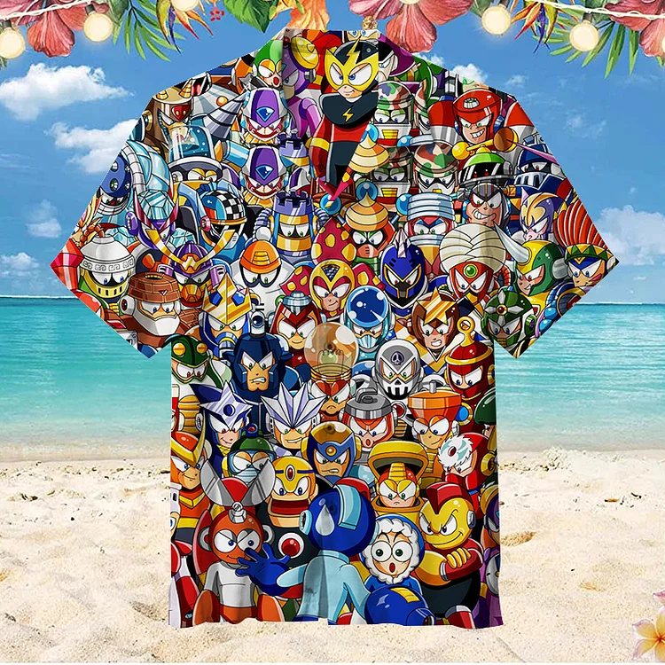 Mega Man | Unisex Hawaiian Shirt