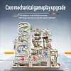 3D Wooden Mechanical Ball Rolling Ladder Model